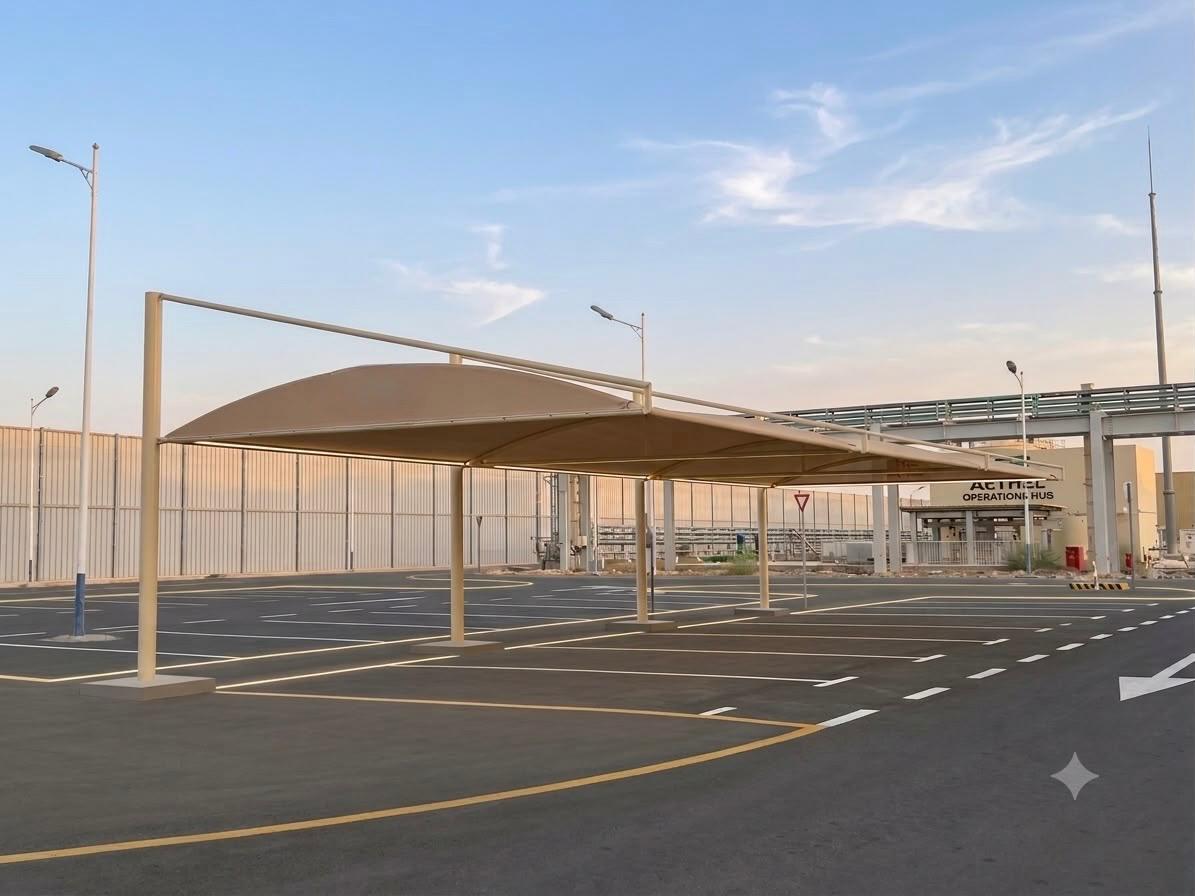 Tensile Parking Shade