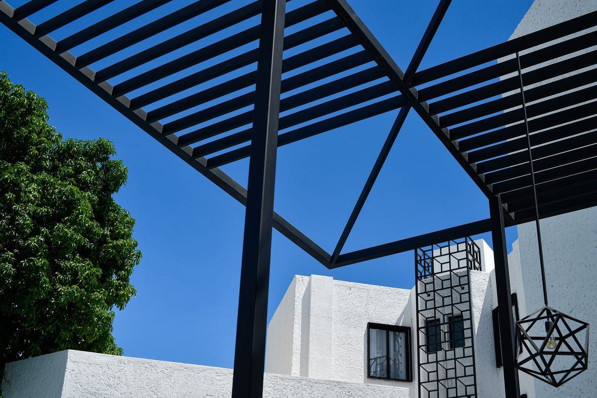 Pergola Structures - Eizen Steel Fabrication UAE